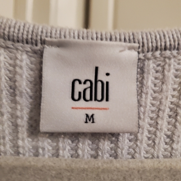 Cabi Asymmetrical Deep V Size Zip Pullover Sweater Sz M - Picture 13 of 14